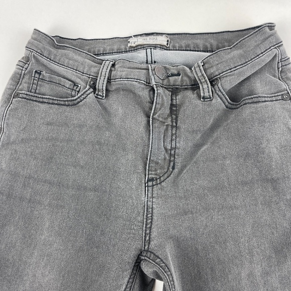 Free People Jeans Womens 27 Gray - Picture 3 of 9